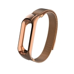 Pulseira de aço inoxidável Pulseira de Metal Strap Para Xiaomi Mi Band 3