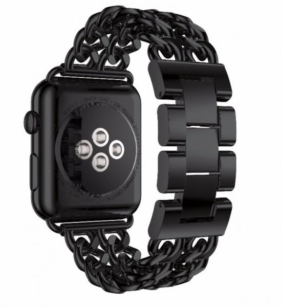 Pulseira de Aço Trançado para Apple Watch 38mm - Preta - Jetech