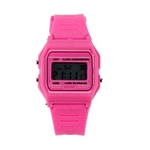 Pulseira de borracha New Silicone Retro Vintage rel¨®gio digital Rapazes Raparigas Mens PK