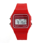 Pulseira de borracha New Silicone Retro Vintage rel¨®gio digital Rapazes Raparigas Mens RD