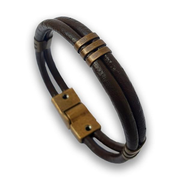 Pulseira de Couro ZFW Grecian Brown