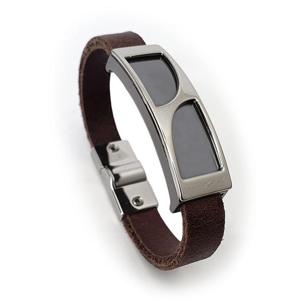 Pulseira de Couro ZFW Impact Brown