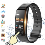 Pulseira de fitness relógio inteligente Waterproof pulseira Pulseira Heart Rate Monitor Health Tracker para o esporte PK Mi Banda 4