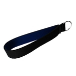 Pulseira De Neoprene Chaveiro Pulseira De Pulso Suporte De Chave De Banda Anel De Divisão Preto