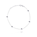 Pulseira De Prata Com Bolas 500788