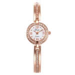 Pulseira de relógio de quartzo DISU Venda quente da Mulher moda grande pequeno diamante pulseira relógio