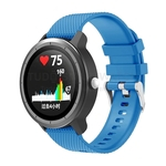 Pulseira de Silicone Azul Celeste para Relógio Garmin Vivoactive 3 / Music