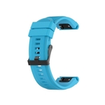 Pulseira de Silicone Azul Claro Adulto P/ Relógio Smartwatch Garmin Forerunner 935
