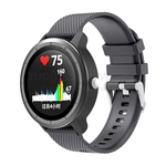 Pulseira de Silicone Cinza para Relógio Garmin Vivoactive 3 / Music