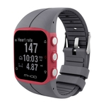 Pulseira de Silicone Cinza para Relógio Polar M400 M430