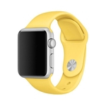 Pulseira de Silicone para Apple Watch de 42mm e 44mm - Amarela