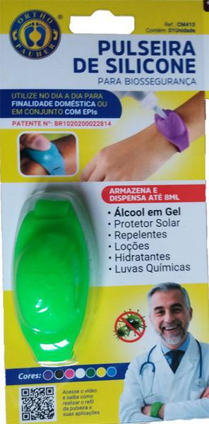 Pulseira de Silicone para Biossegurança Pauher Clean