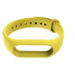 Pulseira de Silicone para Xiaomi Mi Band 2 - Amarela