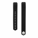 Pulseira de Silicone Preta Adulto Para Relógio Fitbit Alta