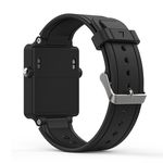 Pulseira de Silicone Preta Adulto Para Relógio Garmin Vivoactive