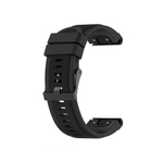 Pulseira de Silicone Preta Adulto Para Relógio Garmin Forerunner 945