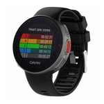 Pulseira de Silicone Preto para Relógio Polar Vantage V