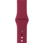 Pulseira De Silicone Sport Para Apple Watch 38/40mm - Rose Red