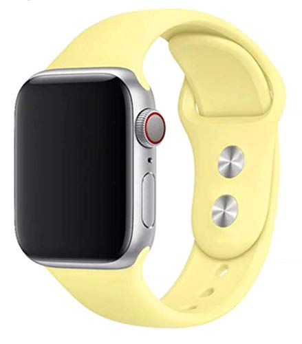 Pulseira de Silicone Sport para Apple Watch 38/40mm - Mellow Yellow