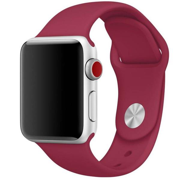 Pulseira de Silicone Sport para Apple Watch 38mm - Rose Red