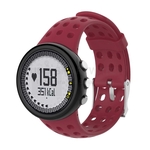 Pulseira de Silicone Vermelho Bordô para Relógio Suunto M1 / M2 / M4 / M5 Séries