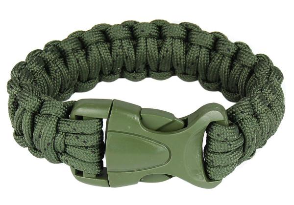 Pulseira de Sobrevivencia 11 Bravo - Verde M - Bravo Militar