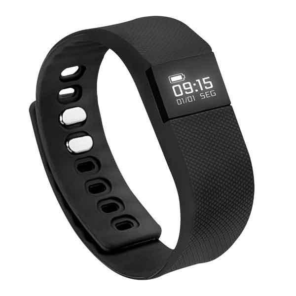 Pulseira Esportiva DL E-Fit A1 Multifuncoes Bluetooth Preta RX254PRE