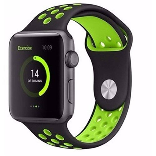 Pulseira Esportiva para Apple Watch 42Mm Series 1 ou 2 M/l Preta com V...