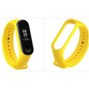 Pulseira Extra Amarelo de Silicone para Xiaomi Mi Band 3