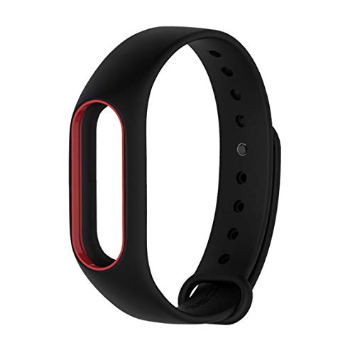 Pulseira Extra para Xiaomi Mi Band 2 (Preto com Vermelho)