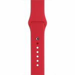 Pulseira Fem Vermelha Compativel Com Apple Watch De 38mm E 40mm