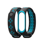 Pulseira Hole Mi Band 3 -pretoazul