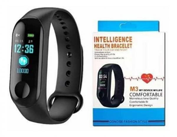 Pulseira smartwatch inteligente M3 monitor fitness