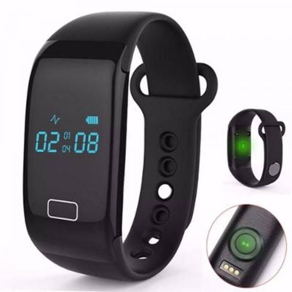 Pulseira Inteligente Smartband Monitor Cardíaco Android Ios - Ebai Brasil