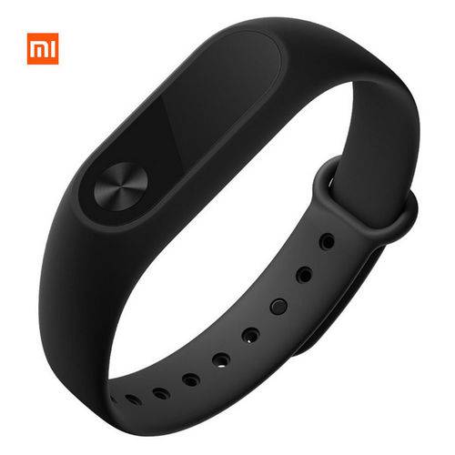 Pulseira Inteligente Xiaomi Mi Band 2 Preta - para Android e Ios - Pulseira Silicone