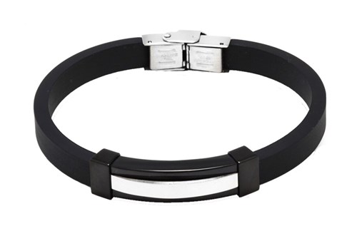 Pulseira Italiano Masculina de Aço Cromado