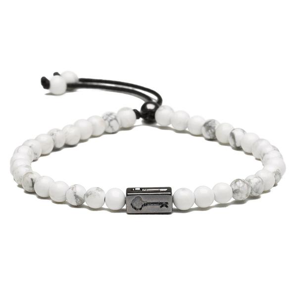 Pulseira KENNEDY ÔNIX Branco - Key Design