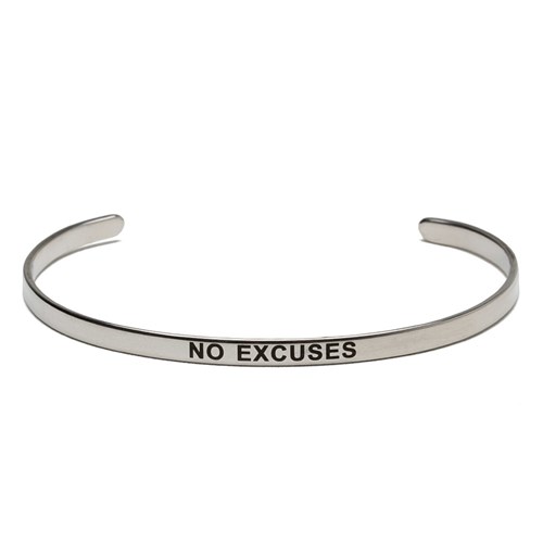 Pulseira Key Design Cuff - no Excuses