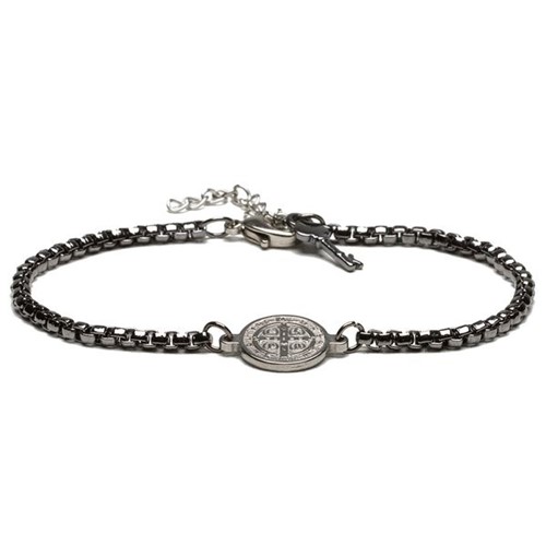 Pulseira Masculina em Corrente de Aço