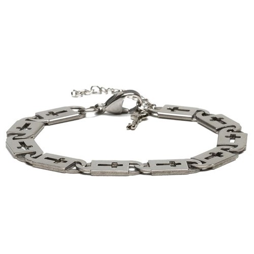 Pulseira Masculina em Corrente de Aço