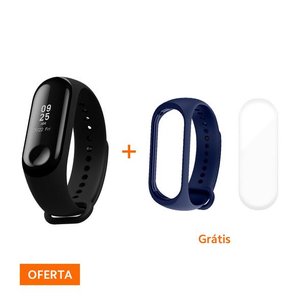 Pulseira Mi Band 3 Xiaomi + Pulseira + Película