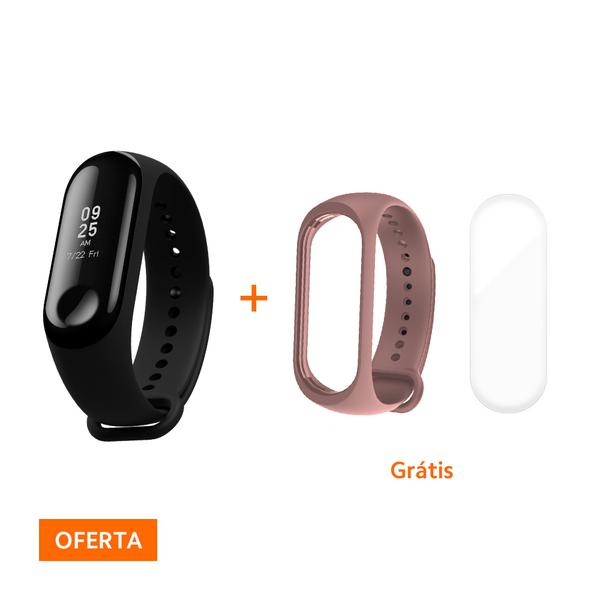 Pulseira Mi Band 3 Xiaomi + Pulseira + Película