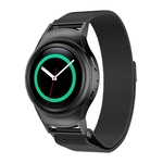 Pulseira Milanese Loop Aço Inox Preto para Relógio Galaxy Gear S2 Sport Sm-r720