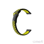 Pulseira NK Para Relógio Smartwatch compatível com MI BIP - Preto com Amarelo