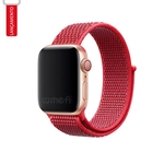 Pulseira Nylon Loop Para Relógio Smartwatch compatível com Watch e IWOs - Vermelho China