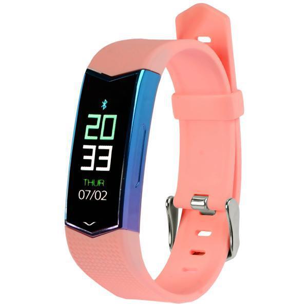 Pulseira para Atividades Físicas Ecopower EP-2752 - Rosa/Azul