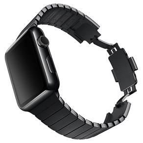 Pulseira Preto Aço Inox Apple Watch 42mm Série 1 2