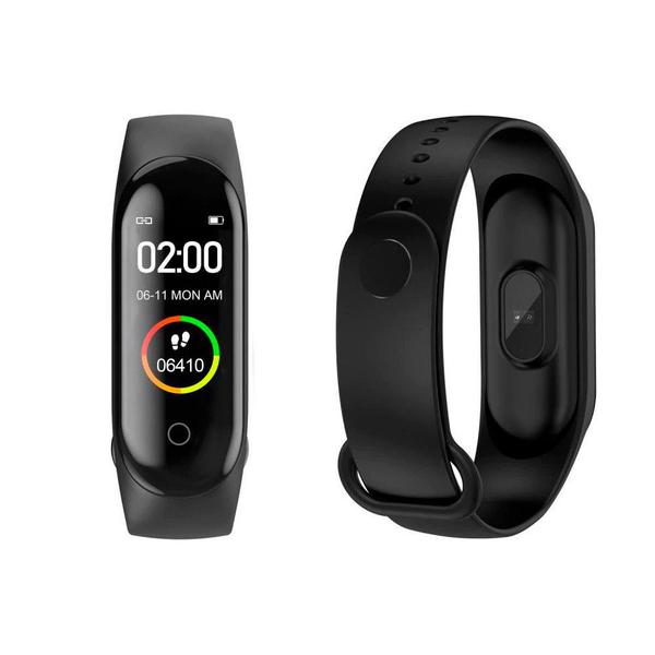 Pulseira Relógio Inteligente Smart Bracelet Rastreador Freqüência Cardíaca Pressão Arterial Esportes Fitness - Vitali Tec