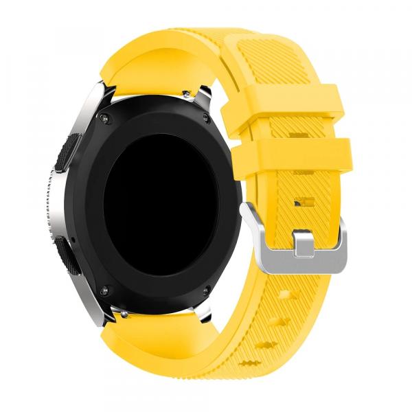 Pulseira Relógio Samsung Galaxy Watch 46mm / Gear S3 Classic / Frontier - Amarelo - Hkgk