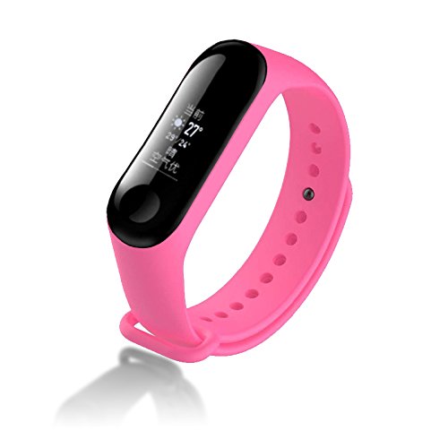 Pulseira Rosa para Mi Band 3 ou 4